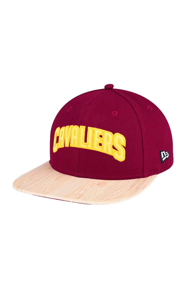 Bone New Era 9Fifty Original Fit Cleveland Cavaliers Nba Bordo/Bege - NewSkull