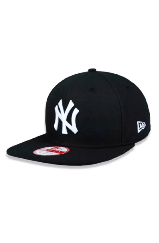 Boné New Era 9fifty Original Fit MLB New York Yankees Preto/Branco - NewSkull