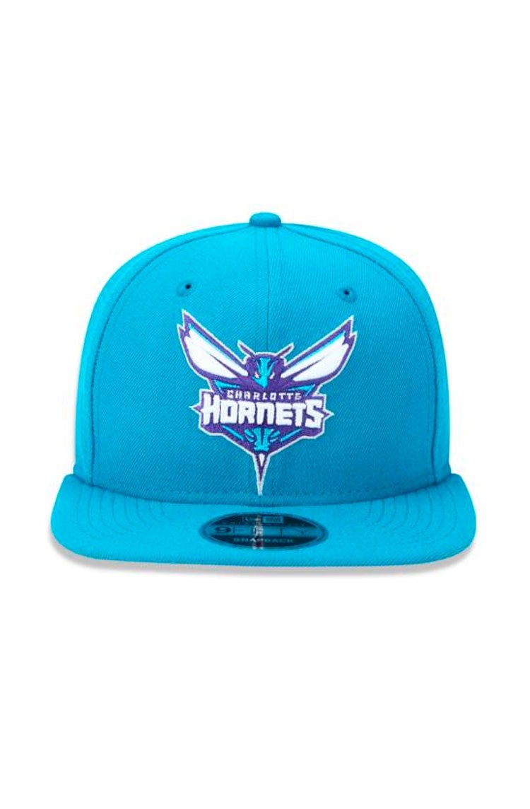 Boné New Era 9FIFTY Original Fit NBA Charlotte Hornets Team Color Verde Água - NewSkull