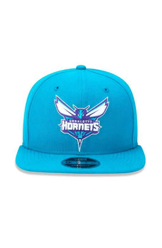 Boné New Era 9FIFTY Original Fit NBA Charlotte Hornets Team Color Verde Água - NewSkull
