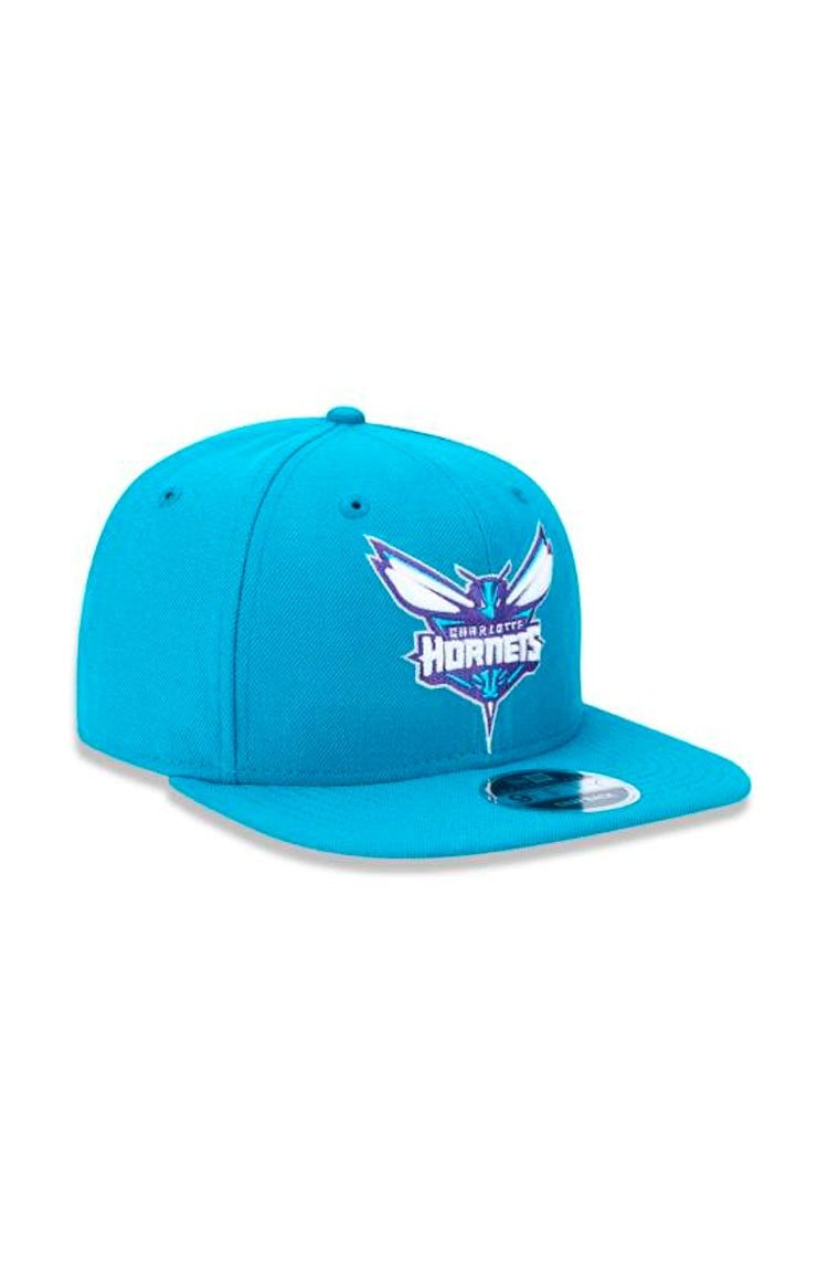 Boné New Era 9FIFTY Original Fit NBA Charlotte Hornets Team Color Verde Água - NewSkull