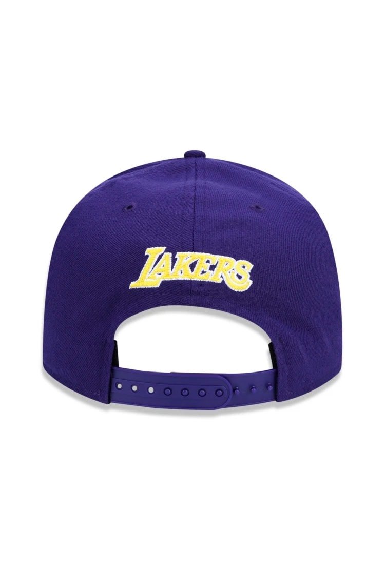 Boné New Era 9FIFTY Original Fit NBA Los Angeles Lakers Roxo/Amarelo - NewSkull