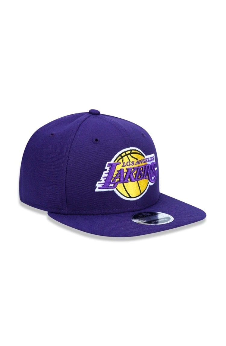 Boné New Era 9FIFTY Original Fit NBA Los Angeles Lakers Roxo/Amarelo - NewSkull