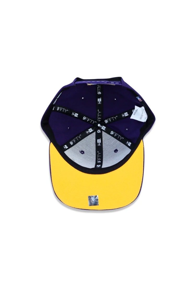 Boné New Era 9FIFTY Original Fit NBA Los Angeles Lakers Roxo/Amarelo - NewSkull