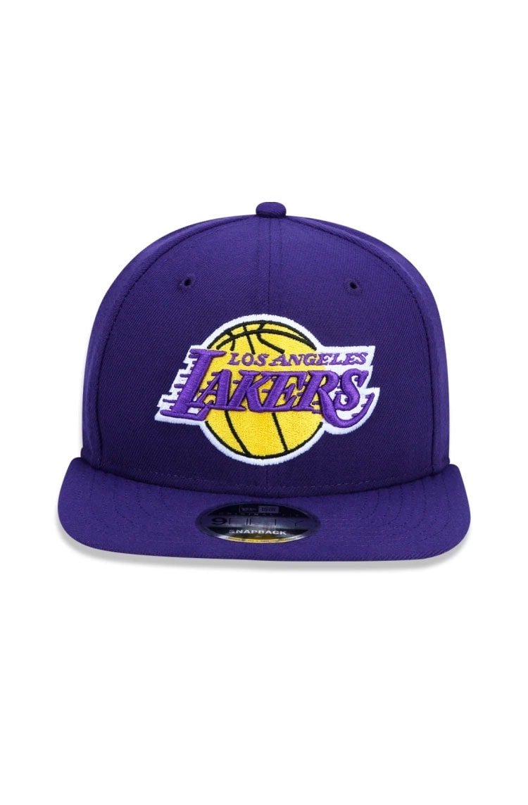 Boné New Era 9FIFTY Original Fit NBA Los Angeles Lakers Roxo/Amarelo - NewSkull