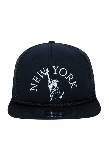Bone New Era 9Fifty Original Fit Ne Brasil Preto/Branco - NewSkull