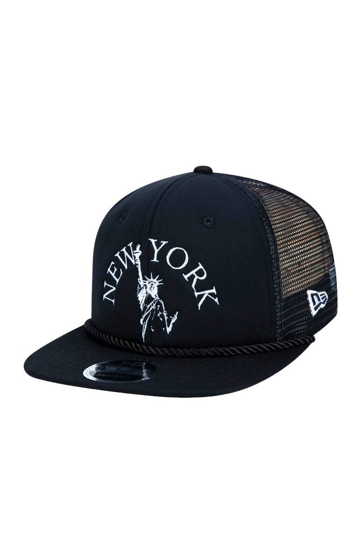 Bone New Era 9Fifty Original Fit Ne Brasil Preto/Branco - NewSkull
