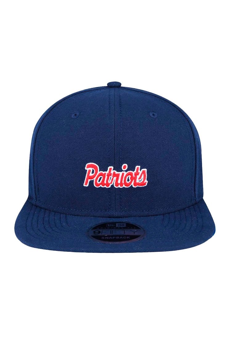 Bone New Era 9Fifty Original Fit New England Patriots Nfl Azul/Vermelho - NewSkull