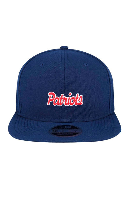Bone New Era 9Fifty Original Fit New England Patriots Nfl Azul/Vermelho - NewSkull