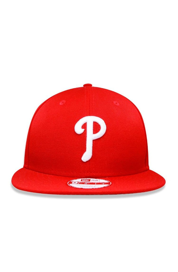Bone New Era 9Fifty Original Fit Philadelphia Phillies Mlb Vermelho/Branco - NewSkull