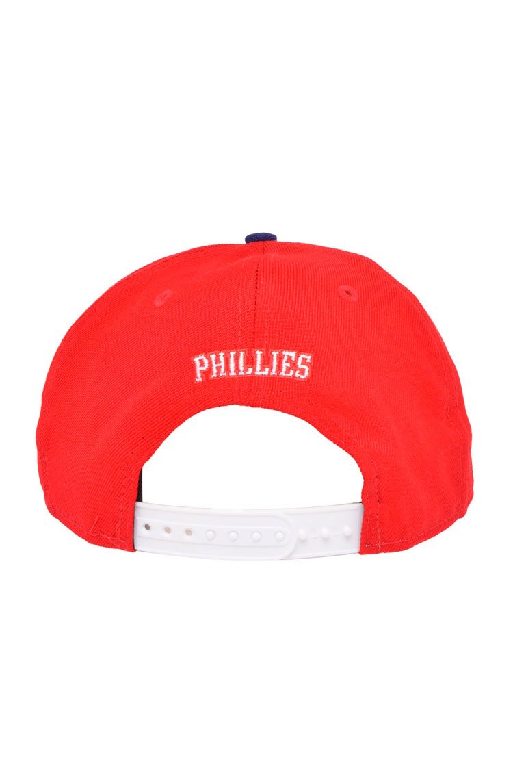 Bone New Era 9Fifty Philadelphia Phillies Mlb Vermelho/Branco - NewSkull