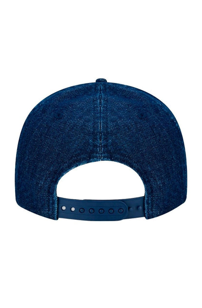 Bone New Era 9Fifty Retro Crown Mlb New York Yankees Denim Logo Marinho Azul/Branco - NewSkull