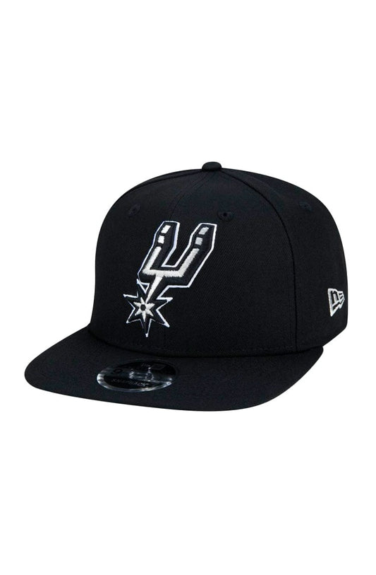 Bone New Era 9Fifty San Antonio Spurs Nba Aba Reta Preto/Cinza - NewSkull