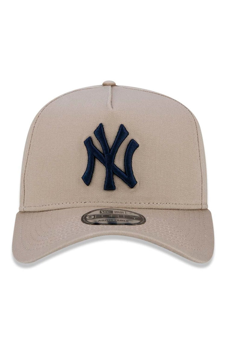 Boné New Era 9FORTY A - frame Mlb New York Yankees Bege/Azul - NewSkull
