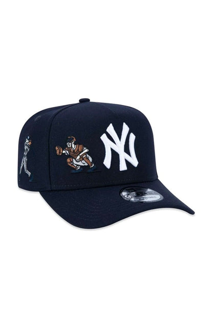 Boné New Era 9FORTY A - Frame MLB New York Yankees Freestyle Azul Marinho - NewSkull