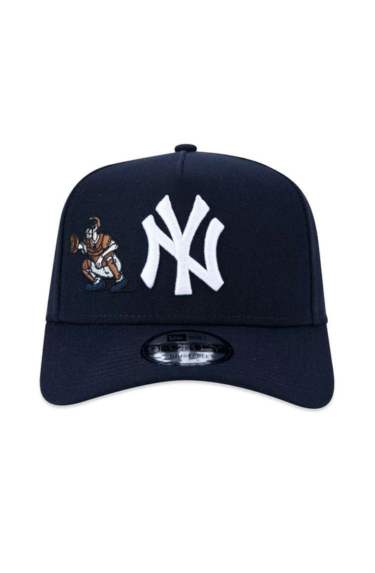Boné New Era 9FORTY A - Frame MLB New York Yankees Freestyle Azul Marinho - NewSkull