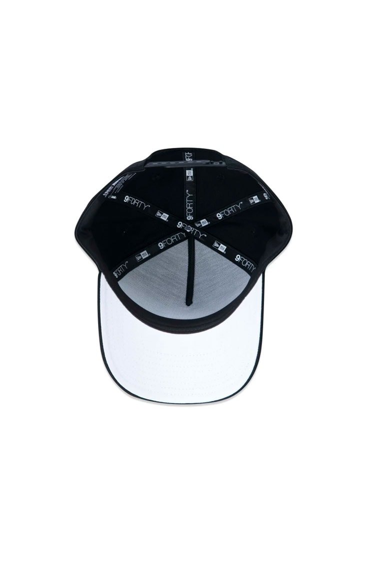 Boné New Era 9FORTY A - Frame MLB New York Yankees Preto/Branco - NewSkull