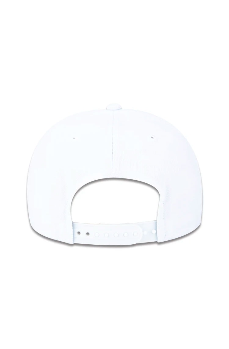 Boné New Era 9forty A - frame Snapback Aba Curva MLB New York Yankees Branco/Preto - NewSkull
