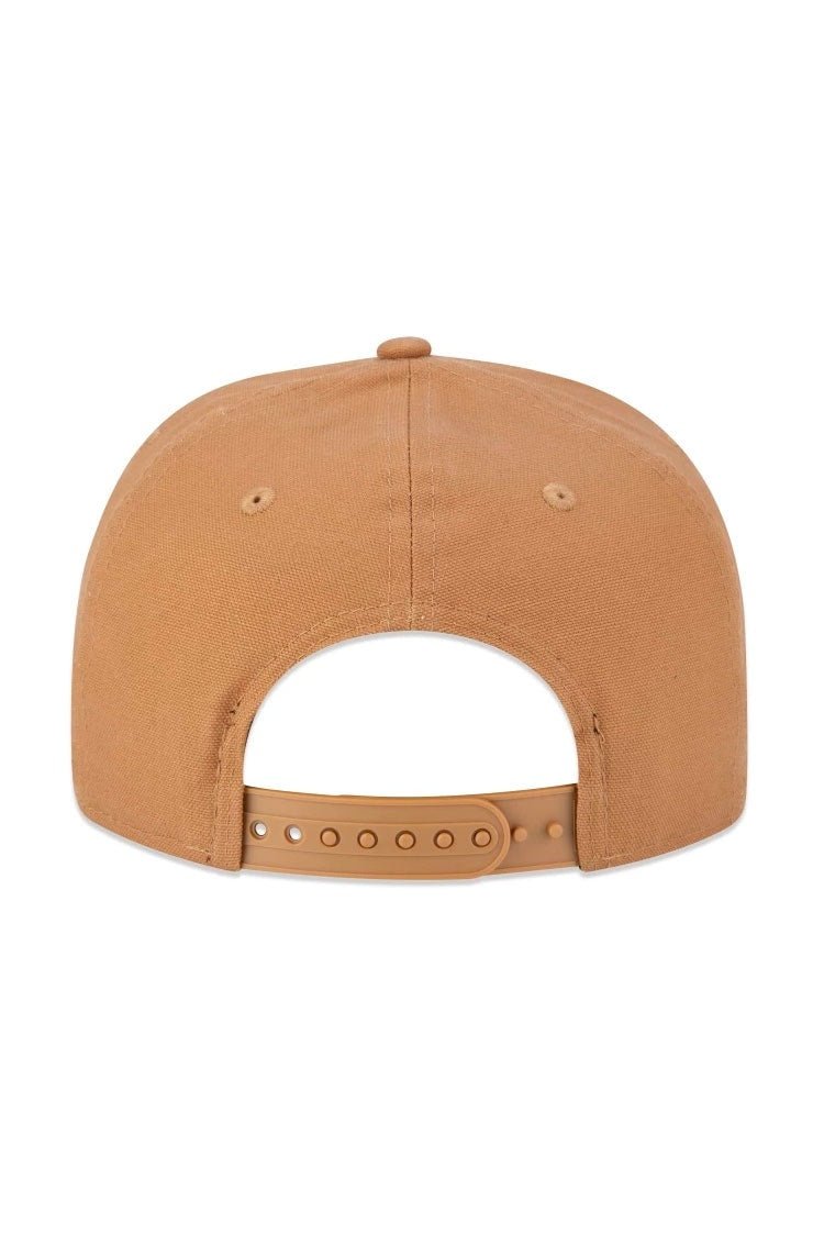 Boné New Era 9FORTY A - Frame Snapback MLB New York Yankees Aba Curva Marrom/Preto - NewSkull