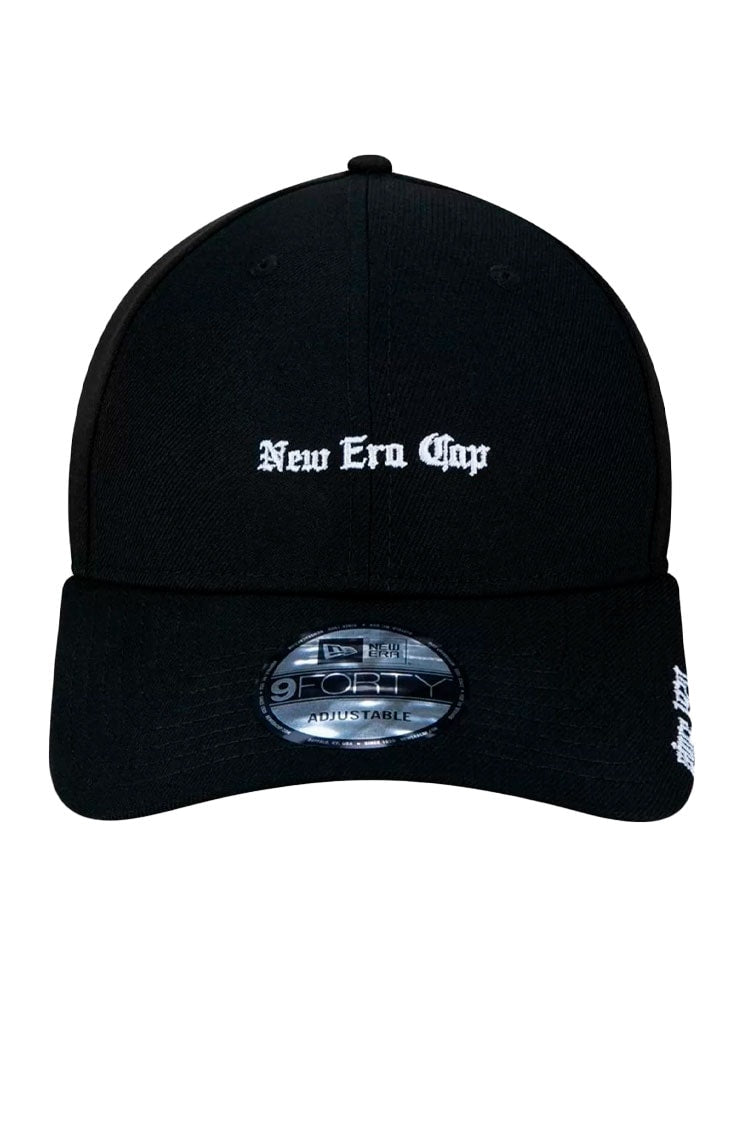 Bone New Era 9forty Black Squad Cap Preto/Branco - NewSkull