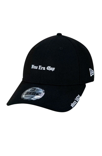 Bone New Era 9forty Black Squad Cap Preto/Branco - NewSkull
