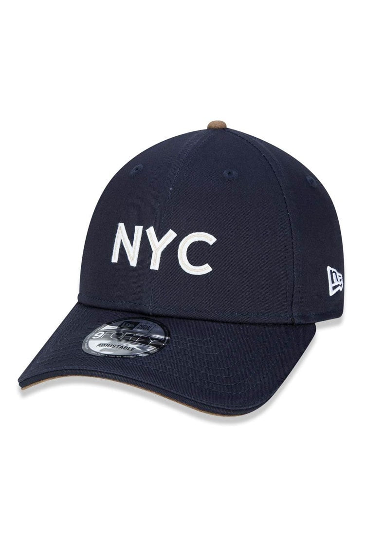 Bone NEW ERA 9Forty Fashion Nyc Aba Curva Snapback Azul/Marinho - NewSkull
