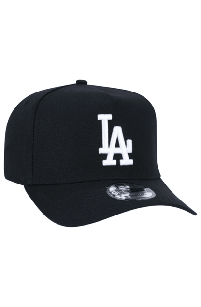 Boné New Era 9FORTY MLB A - Frame SNAPBACK Los Angeles Dodgers Preto/Branco - NewSkull