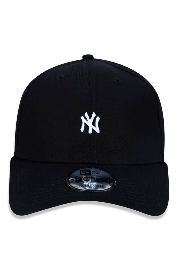 Boné New Era 9Forty Mlb New York Yankees Mini Logo Ny Preto - NewSkull