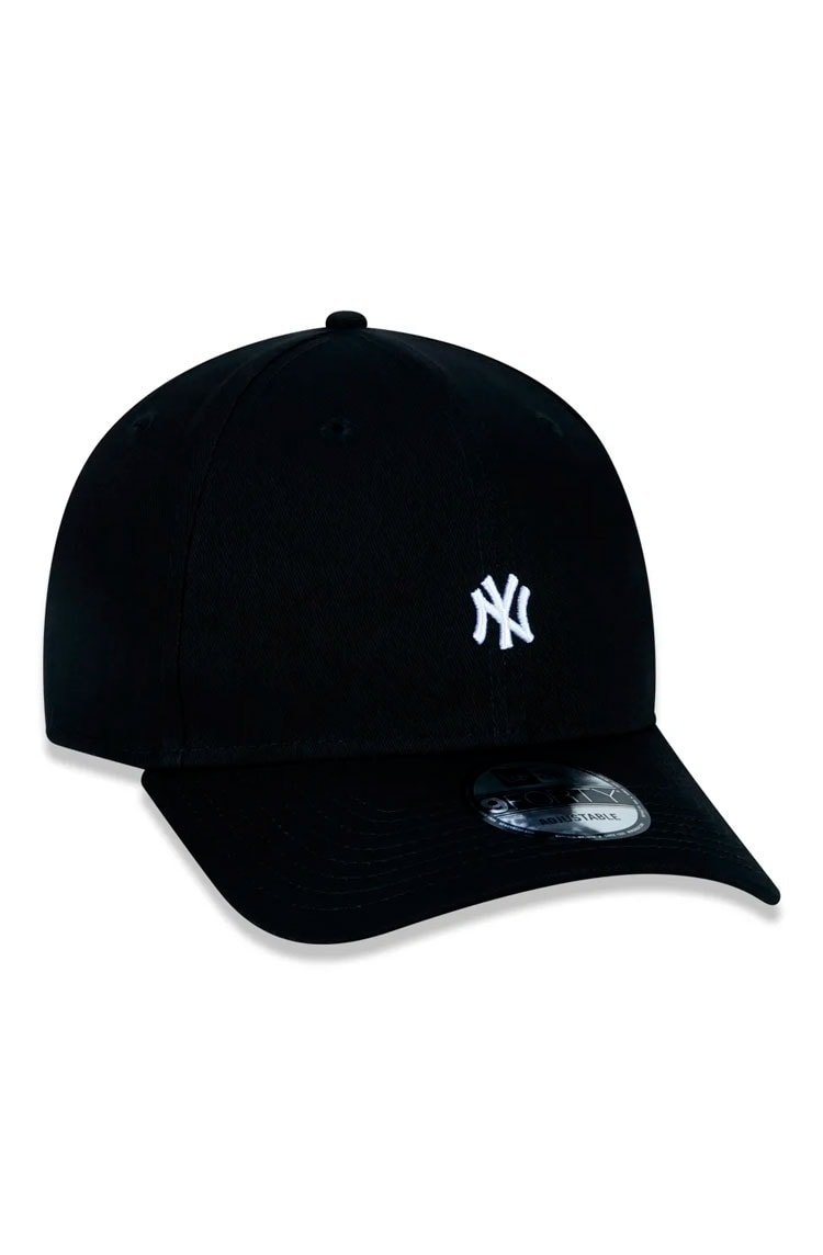 Boné New Era 9forty Mlb New York Yankees Mini Logo Ny Preto/Branco - NewSkull