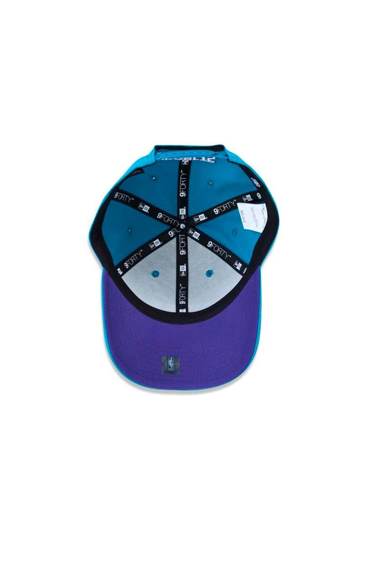 Boné New Era 9FORTY NBA Charlotte Hornets Verde Água - NewSkull
