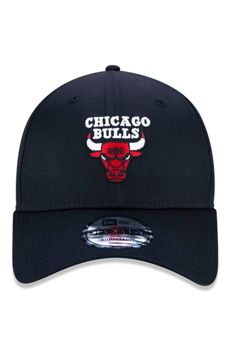 Boné New Era 9forty Nba Chicago Bulls Preto/Vermelho - NewSkull