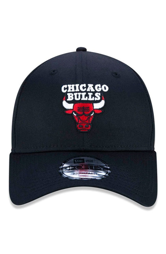 Boné New Era 9forty Nba Chicago Bulls Preto/Vermelho - NewSkull