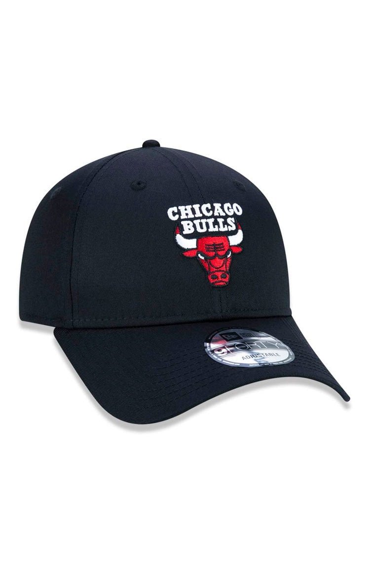 Boné New Era 9forty Nba Chicago Bulls Preto/Vermelho - NewSkull