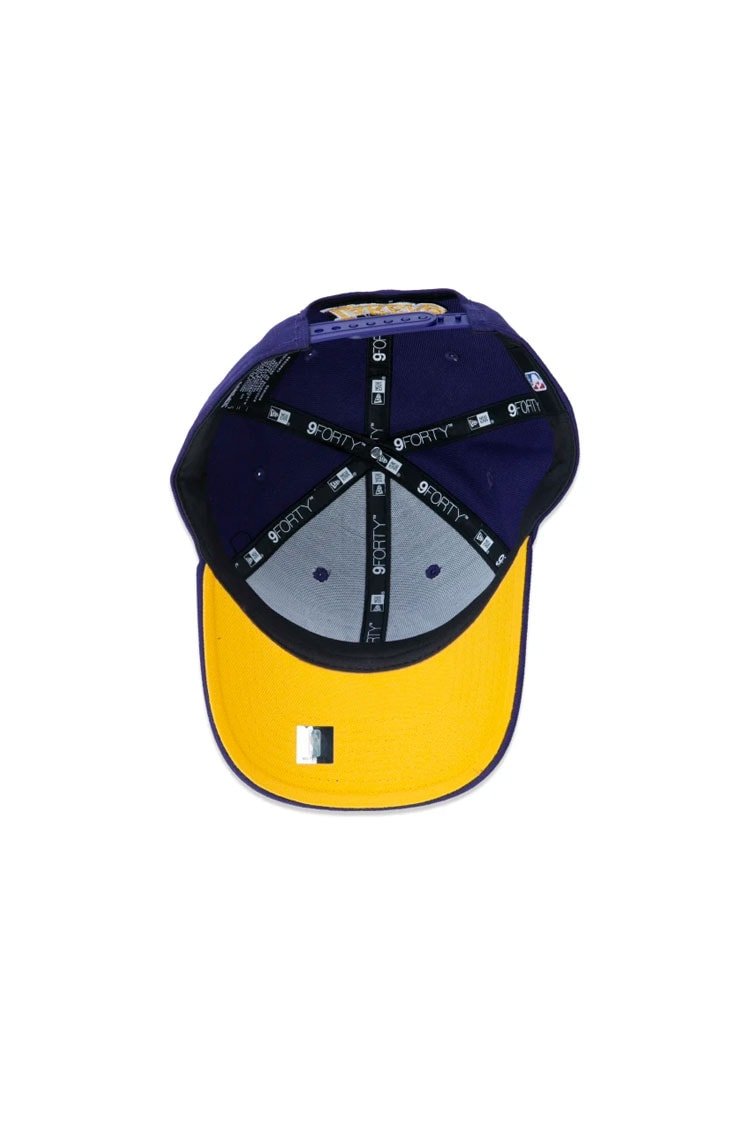Boné New Era 9FORTY NBA Los Angeles Lakers 9FORTY Team Color Roxo/Amarelo - NewSkull