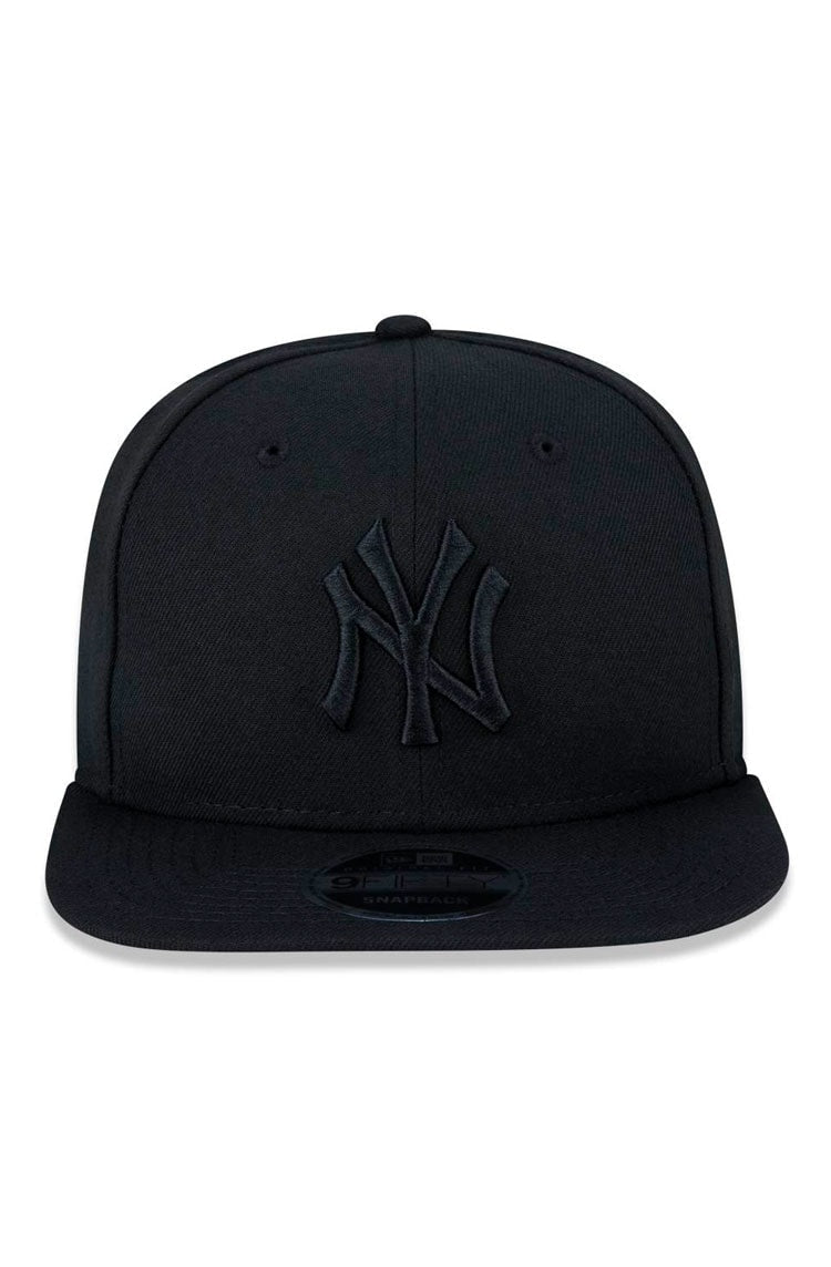 Boné New Era 9forty New York Yankees Mlb Snapback Preto/Preto - NewSkull