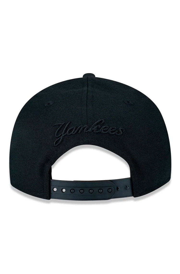Boné New Era 9forty New York Yankees Mlb Snapback Preto/Preto - NewSkull