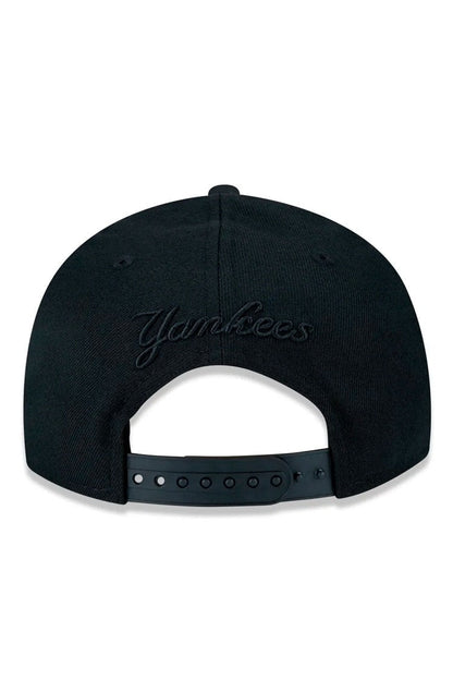 Boné New Era 9forty New York Yankees Mlb Snapback Preto/Preto - NewSkull