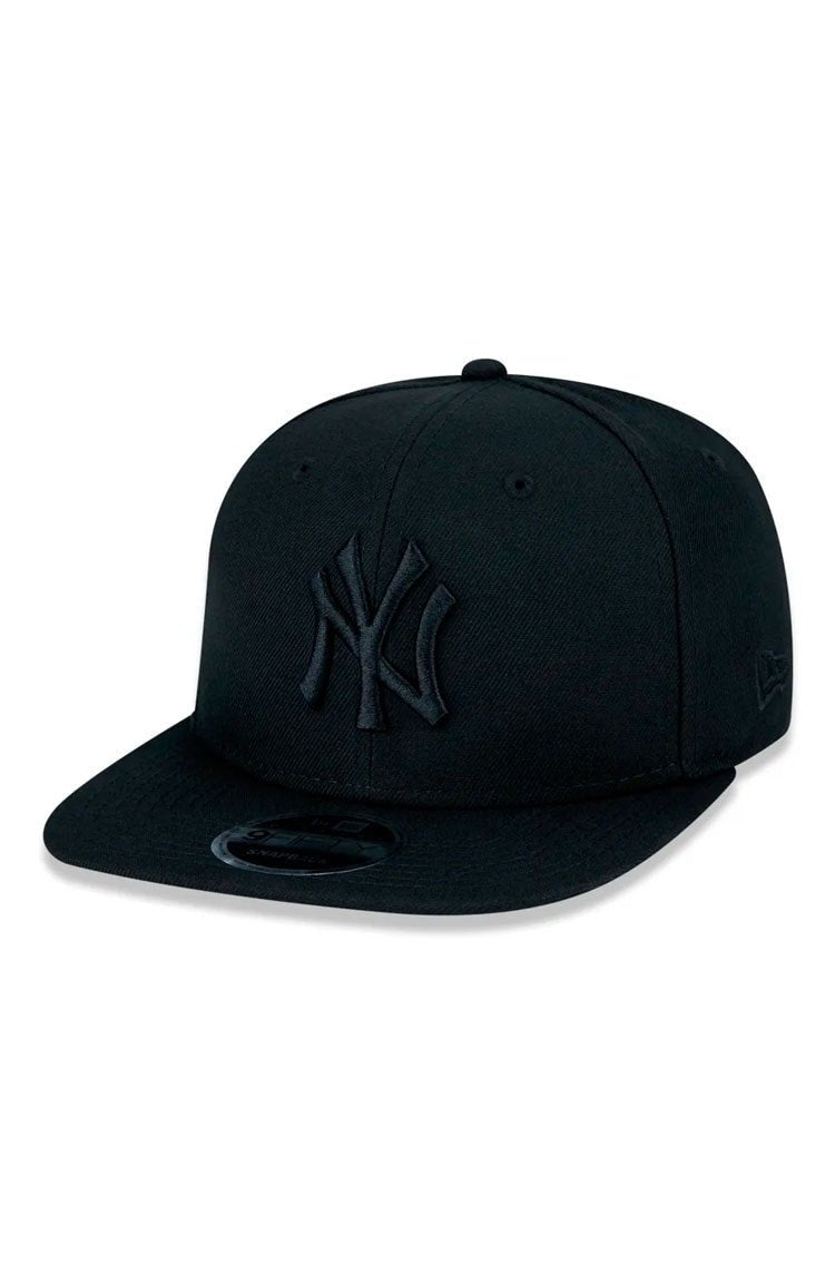 Boné New Era 9forty New York Yankees Mlb Snapback Preto/Preto - NewSkull