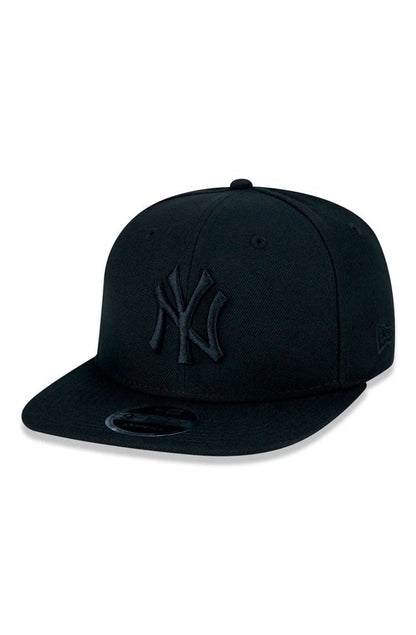 Boné New Era 9forty New York Yankees Mlb Snapback Preto/Preto - NewSkull