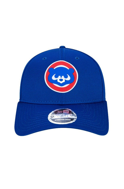 Bone New Era 9Forty Stretch Snap Mlb Chicago Cubs Clubhouse Azul/Vermelho - NewSkull