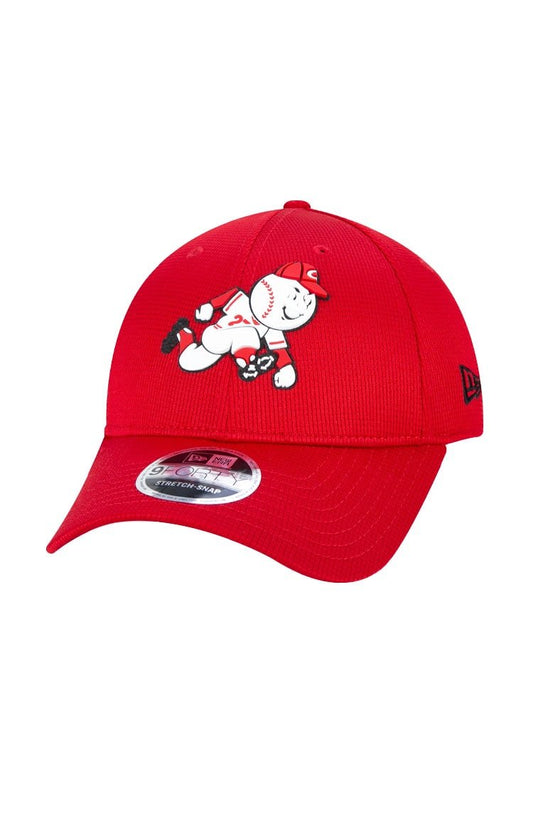 Bone New Era 9Forty Stretch Snap Mlb Cincinnati Reds Clubhouse Vermelho - NewSkull