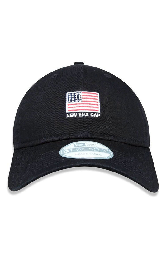 Boné New Era 9twenty Bandeira Eua Preto/Vermelho - NewSkull