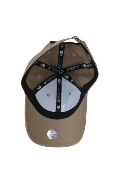 Boné New Era 9TWENTY MLB Los Angeles Dodgers Aba Curva Marrom/Branco - NewSkull