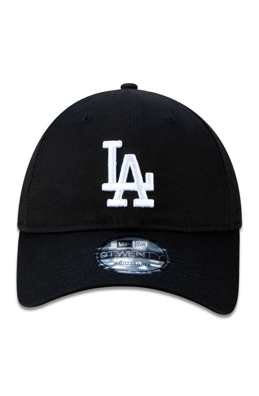 Boné New Era 9twenty Mlb Los Angeles Dodgers Aba Curva Preto/Branco - NewSkull