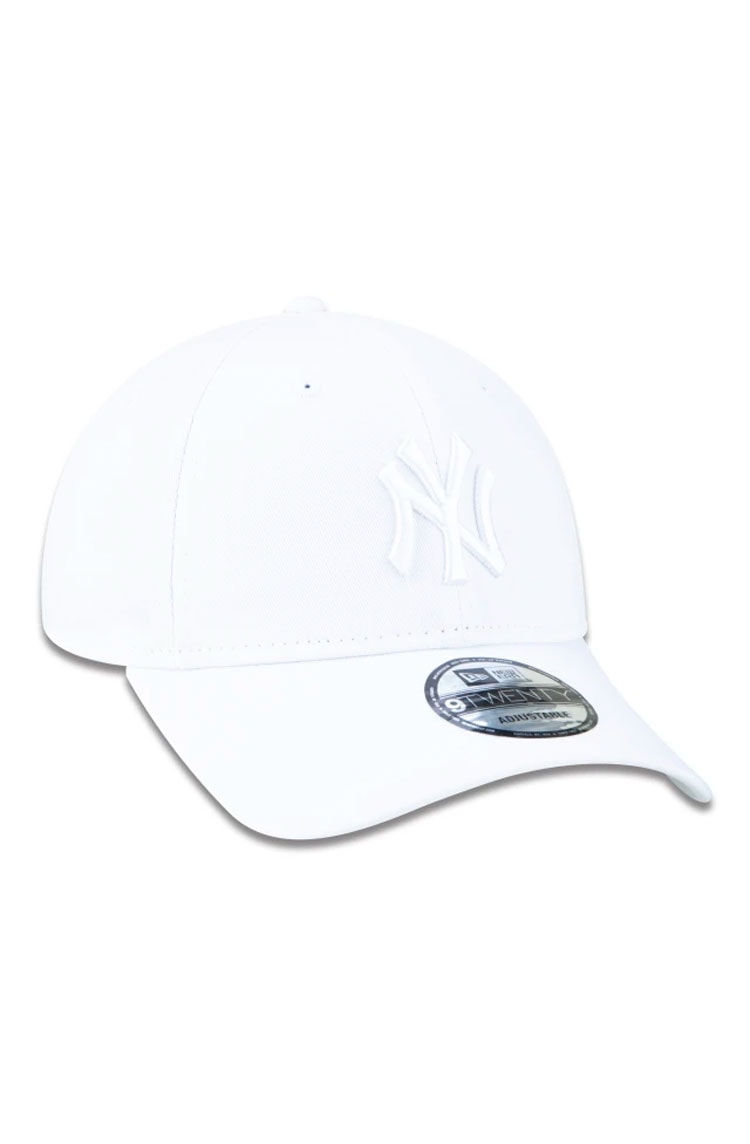 Boné New Era 9TWENTY MLB New York Yankees Aba Curva Branco - NewSkull