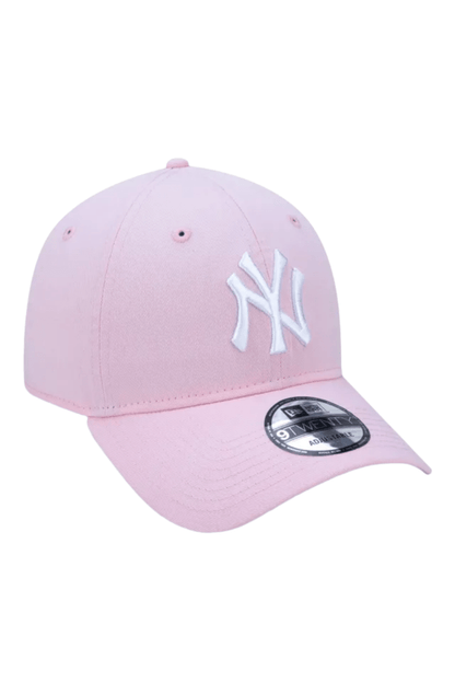 Bone New Era 9TWENTY MLB New York Yankees Aba Curva Rosa/Branco - NewSkull