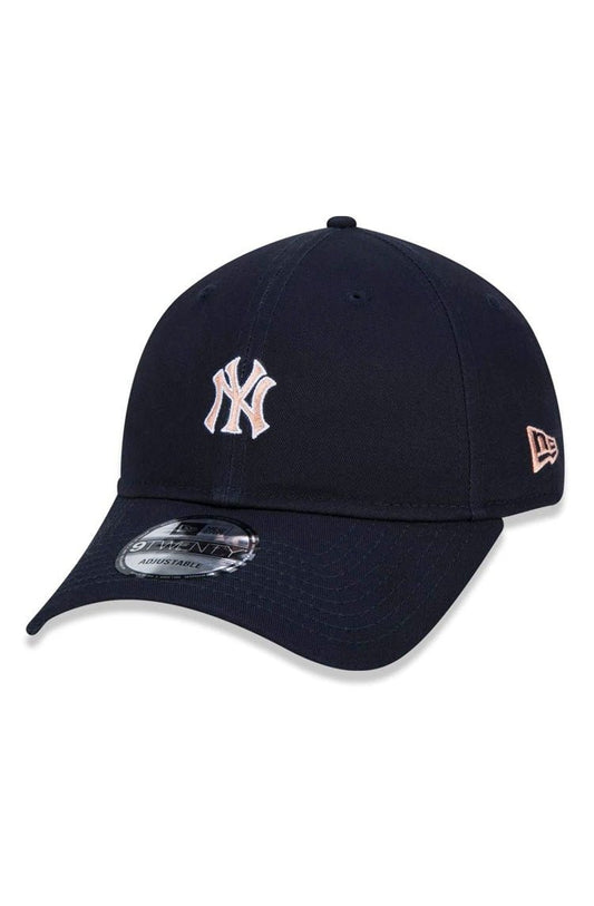 Bone NEW ERA 9Twenty New York Yankees Mlb Aba Curva Strapback Azul/Marinho - NewSkull