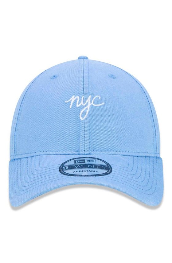 Boné New Era 9Twenty Nyc New York City Pastel Azul Claro - NewSkull