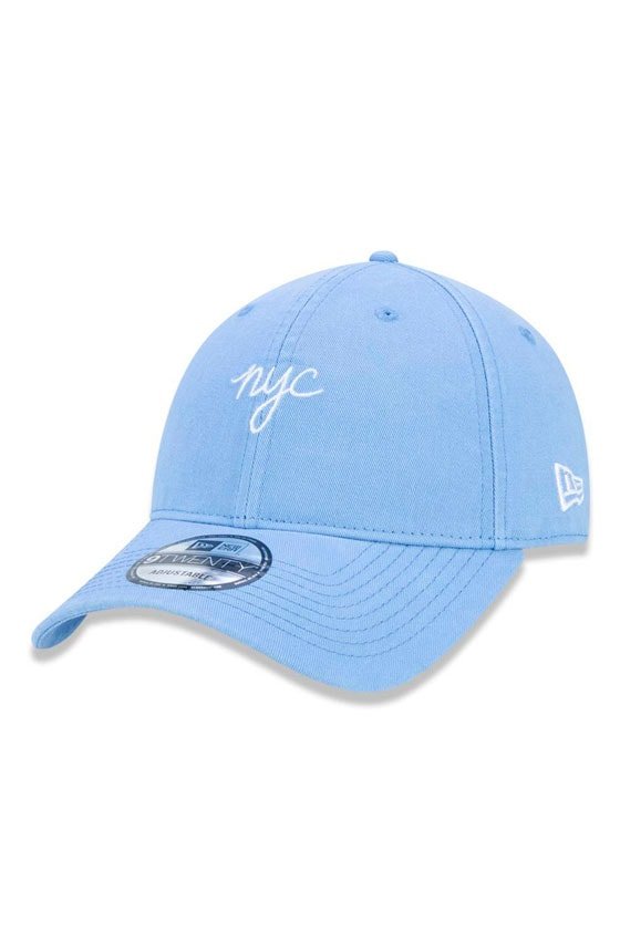 Boné New Era 9Twenty Nyc New York City Pastel Azul Claro - NewSkull