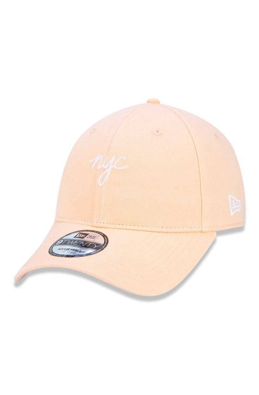 Boné New Era 9Twenty Nyc New York City Pastel Laranja - NewSkull